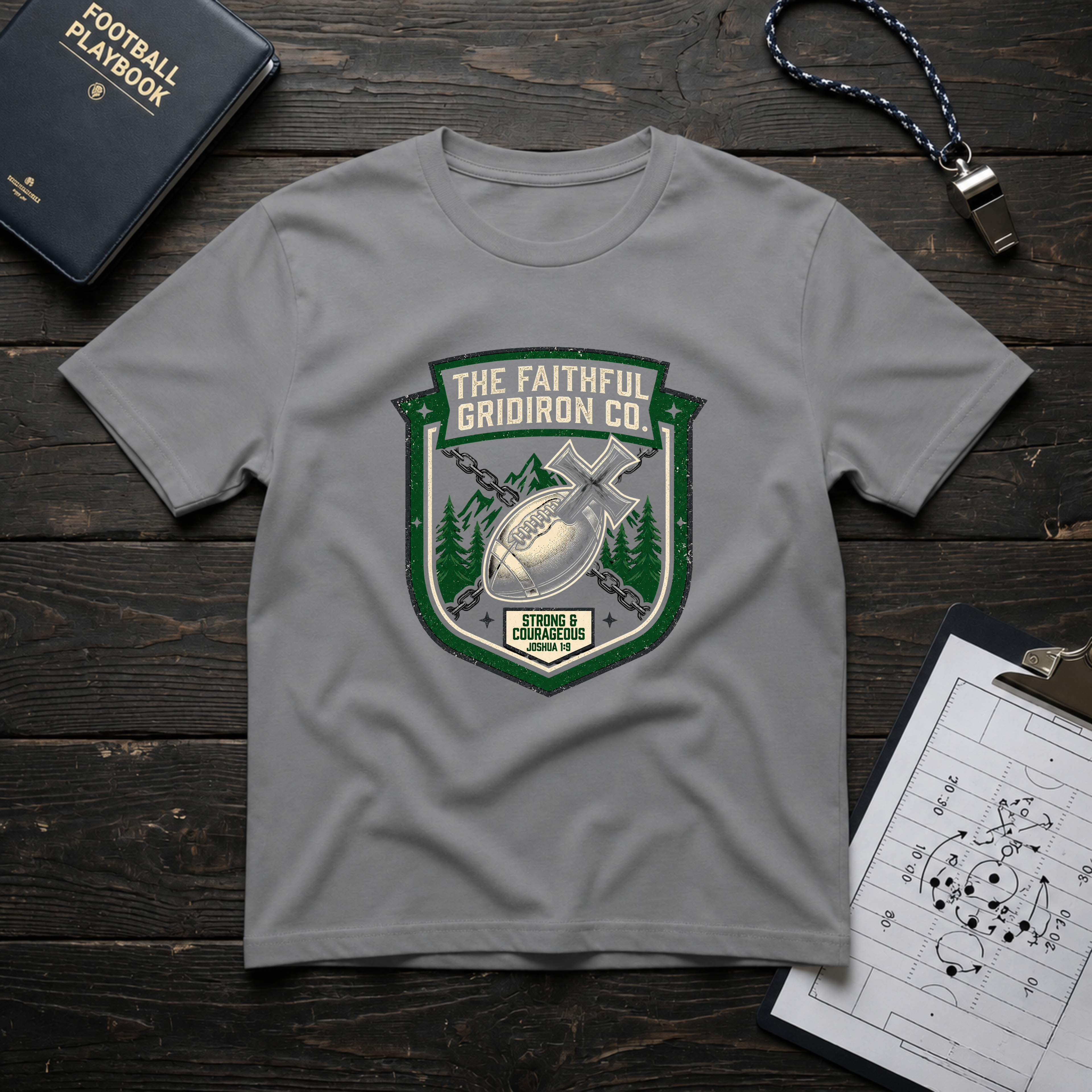 Faithfull Gridiron T-Shirt