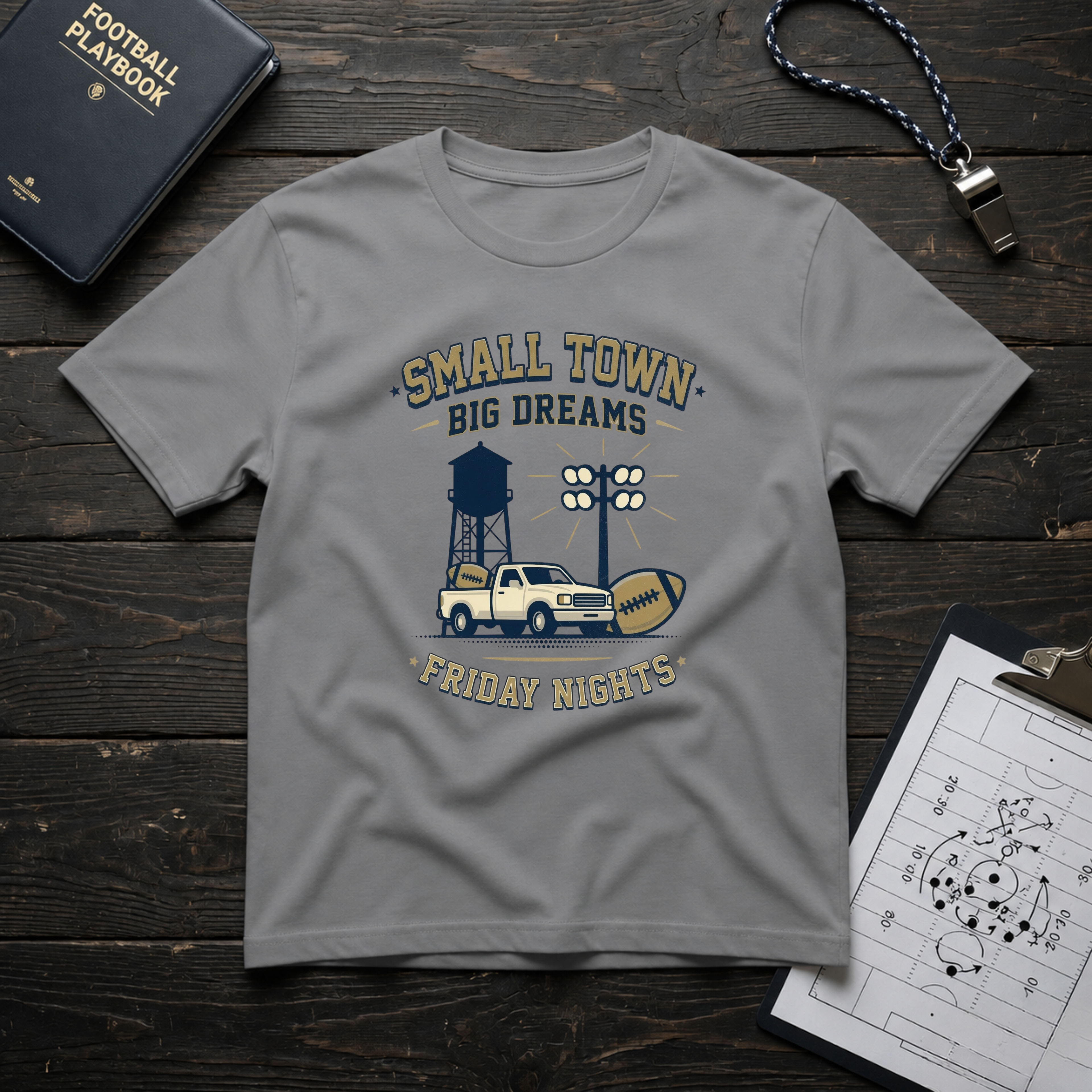 Small Town Big Dreams Friday Nights T-Shirt