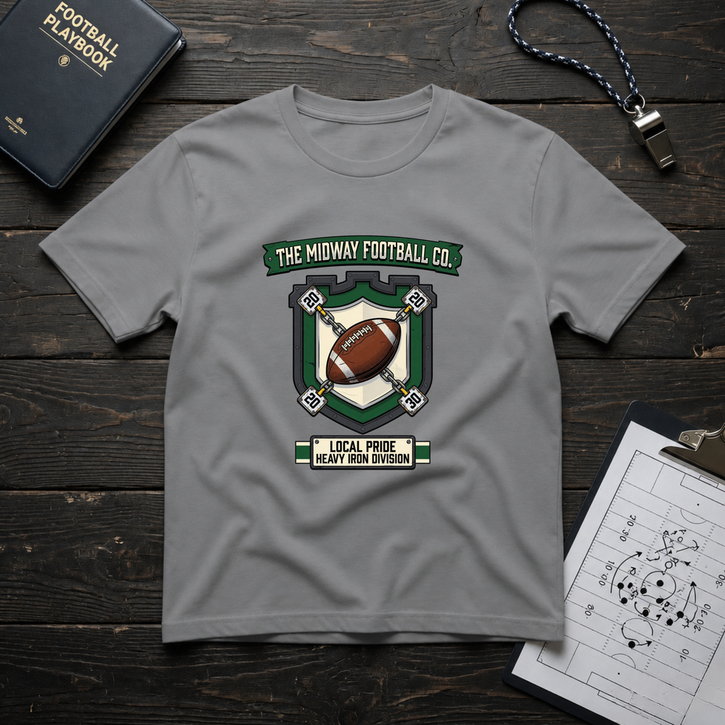 Midway Football Co (Shield) T-Shirt