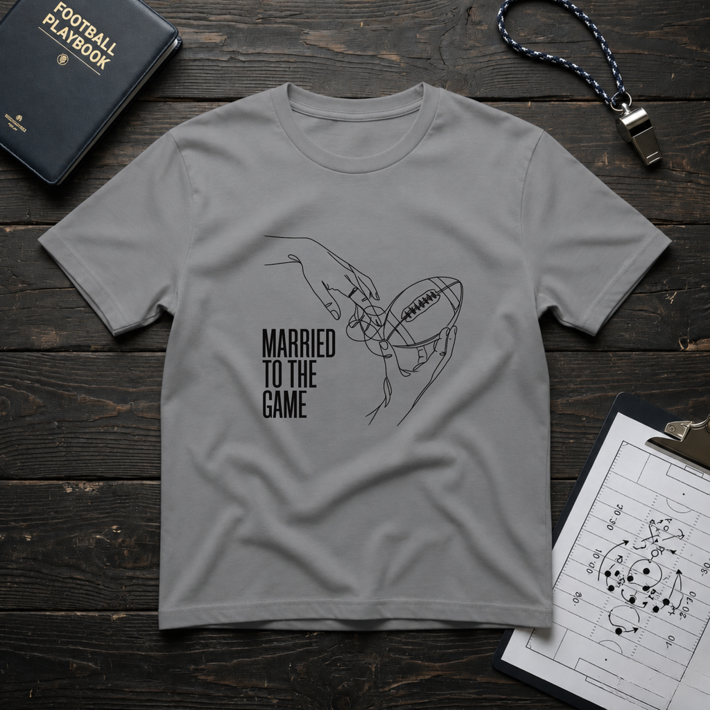 Married To The Game (Football) T-Shirt