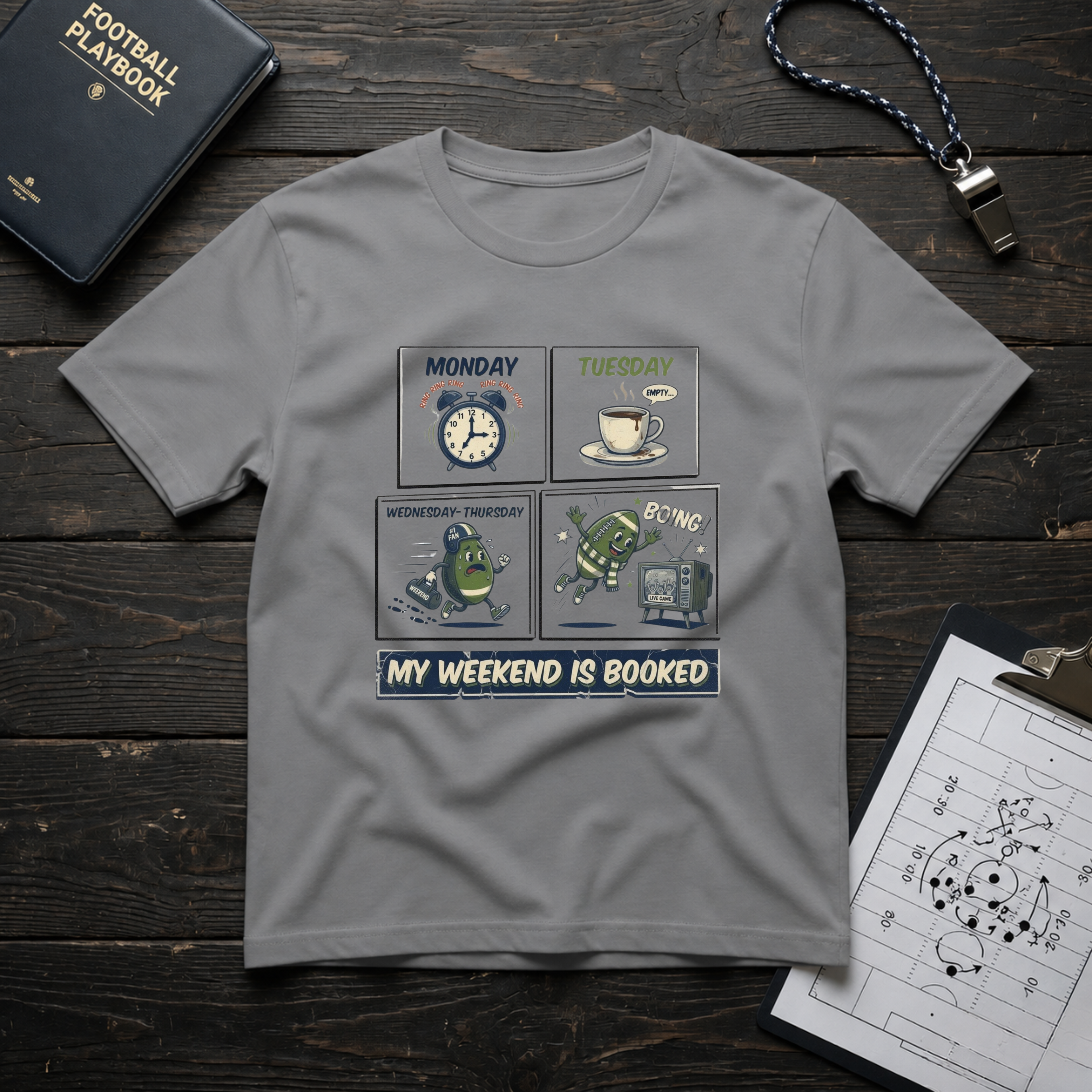 My Weekend Is Booked (Comic) T-Shirt