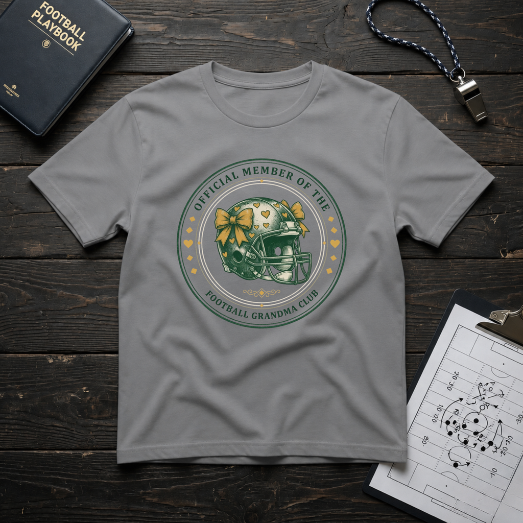 Official Football Grandma Club T-Shirt