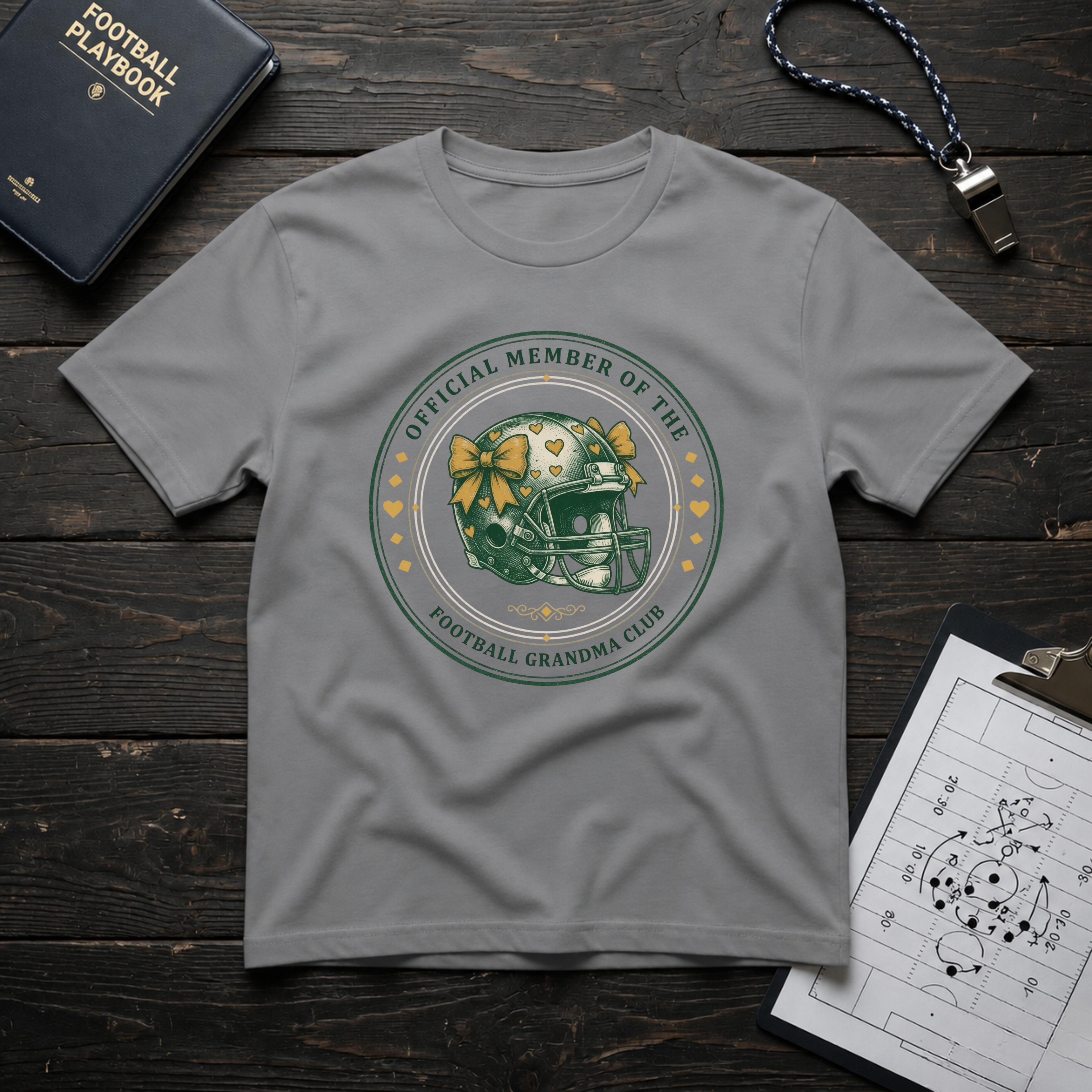 Official Football Grandma Club T-Shirt