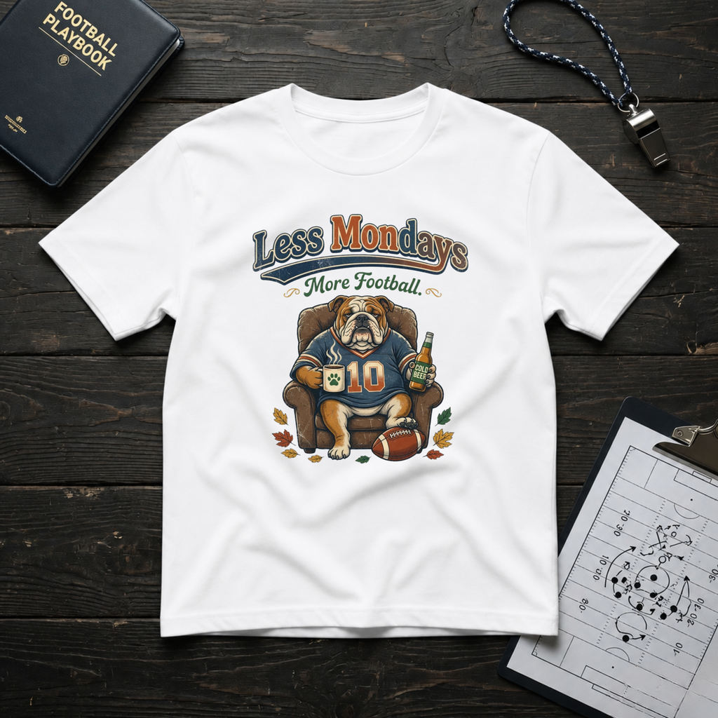 Less Mondays. More Football T-Shirt