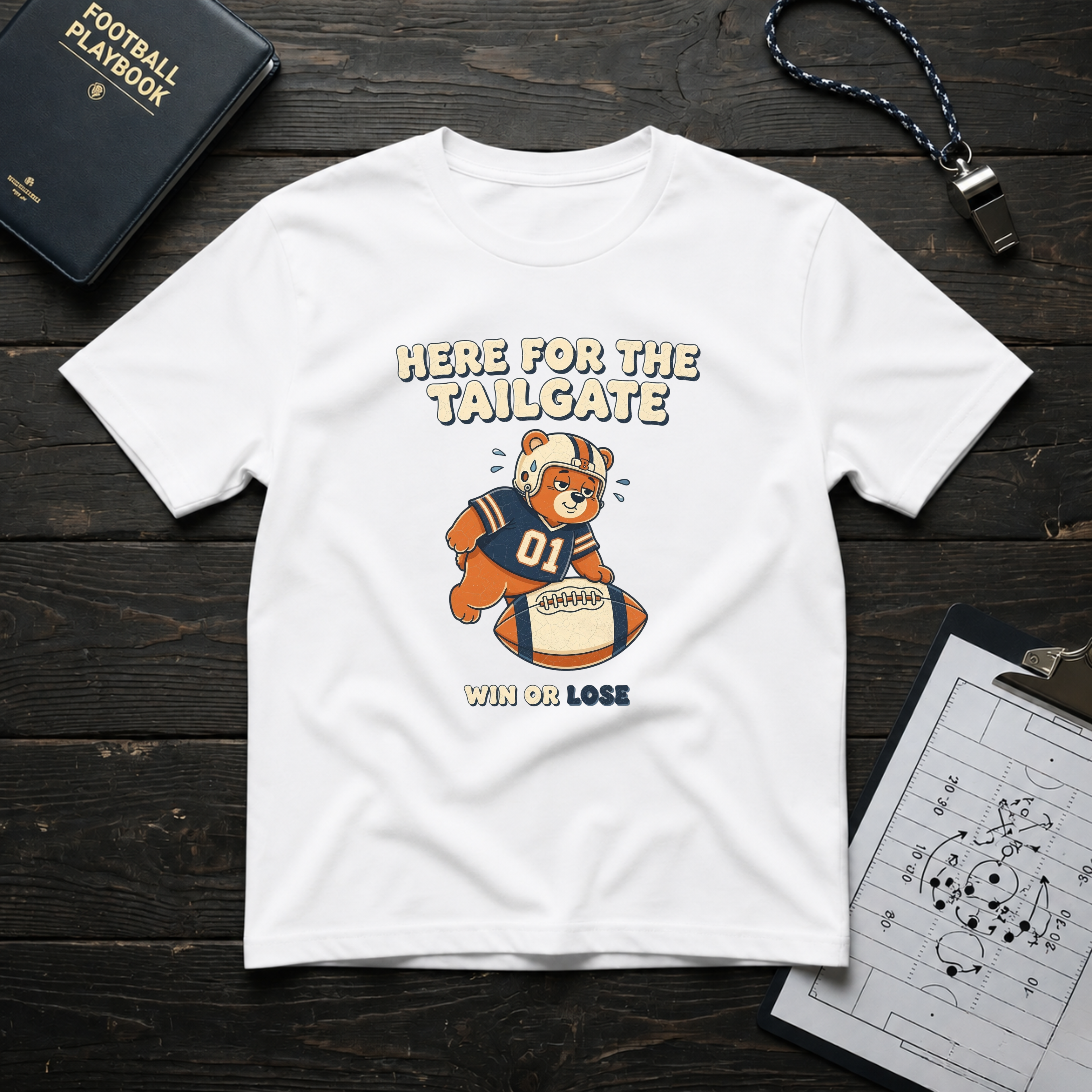 Here For The Tailgate Win or Lose T-Shirt