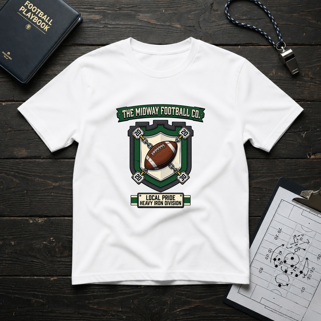 Midway Football Co (Shield) T-Shirt