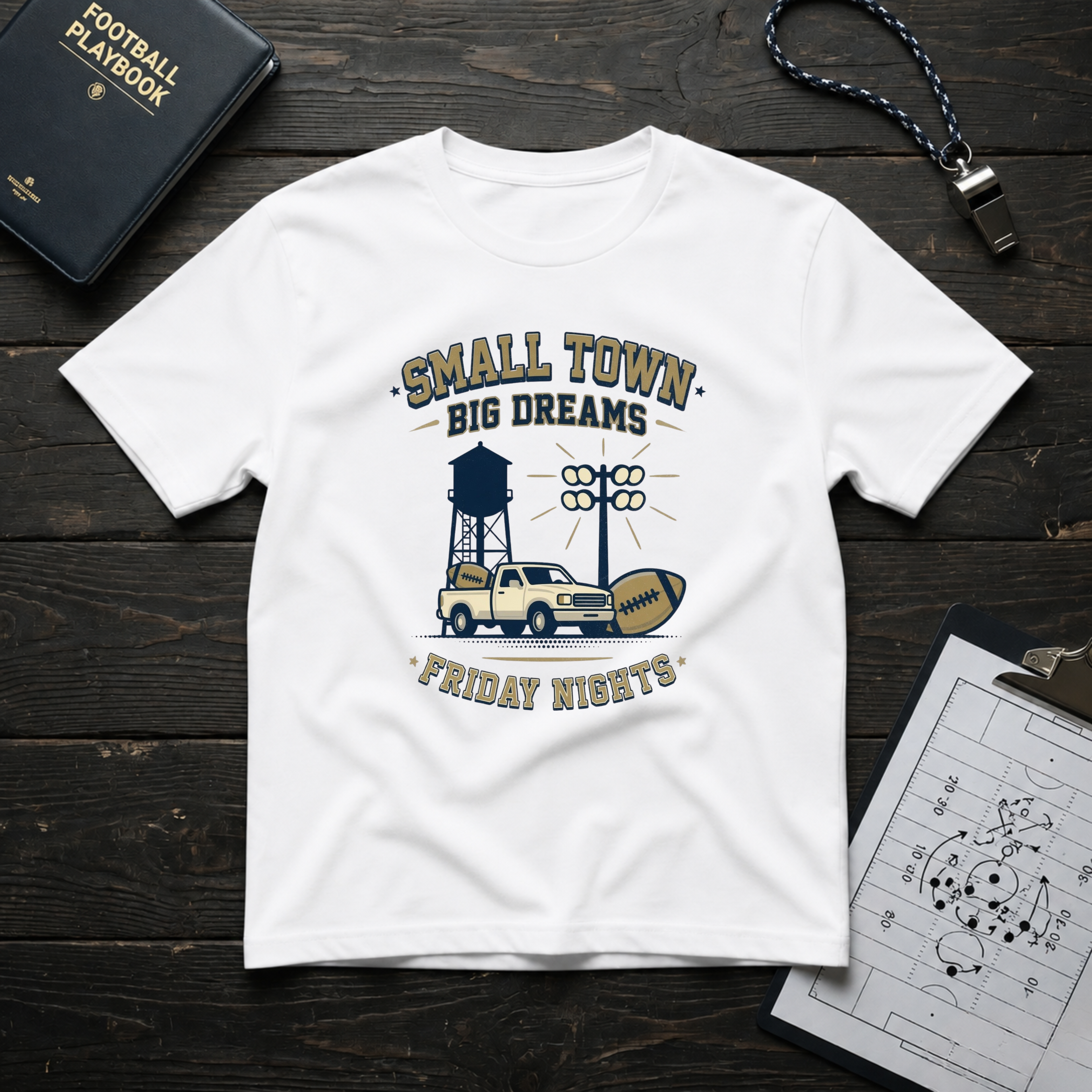 Small Town Big Dreams Friday Nights T-Shirt