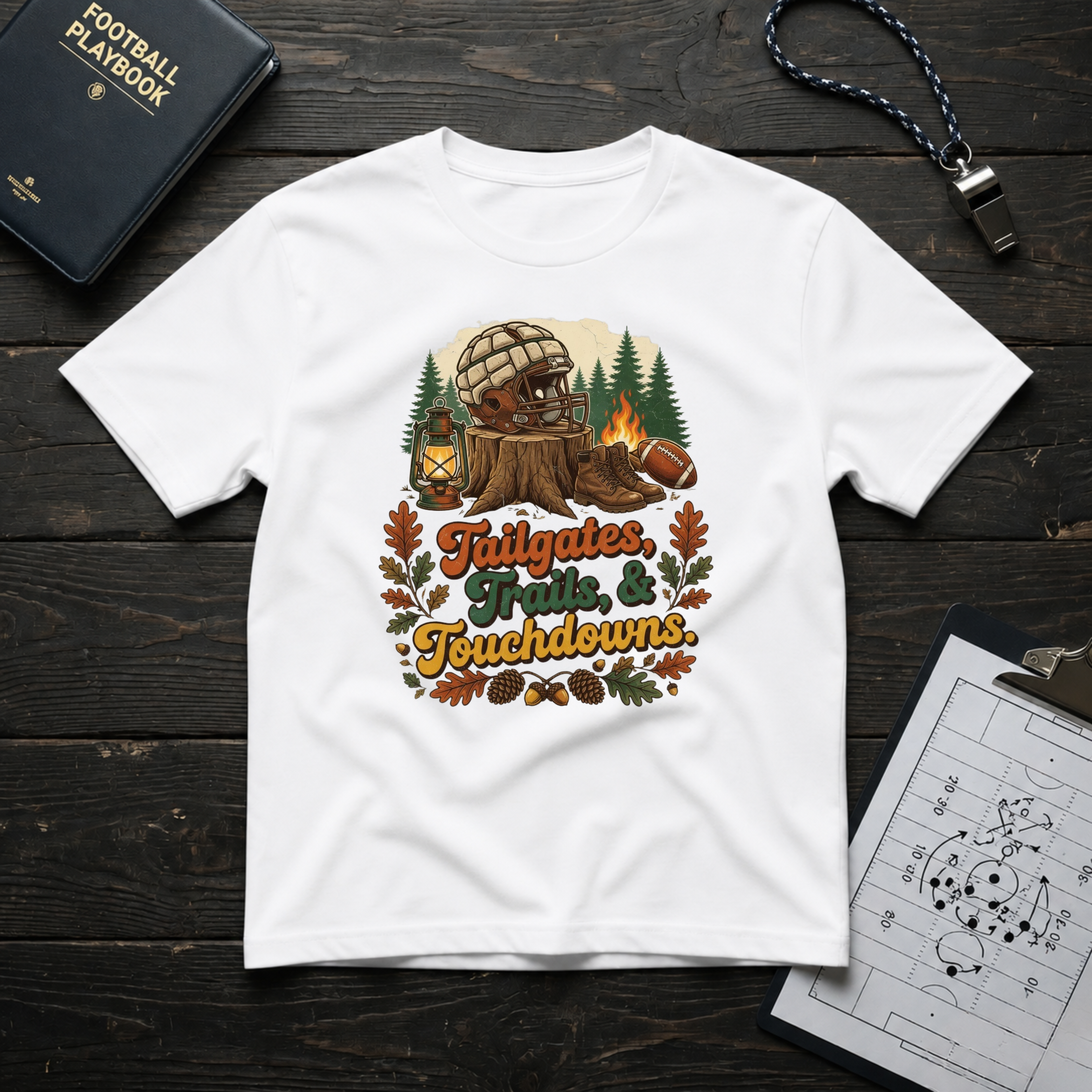 Tailgates, Trails & Touchdowns T-Shirt