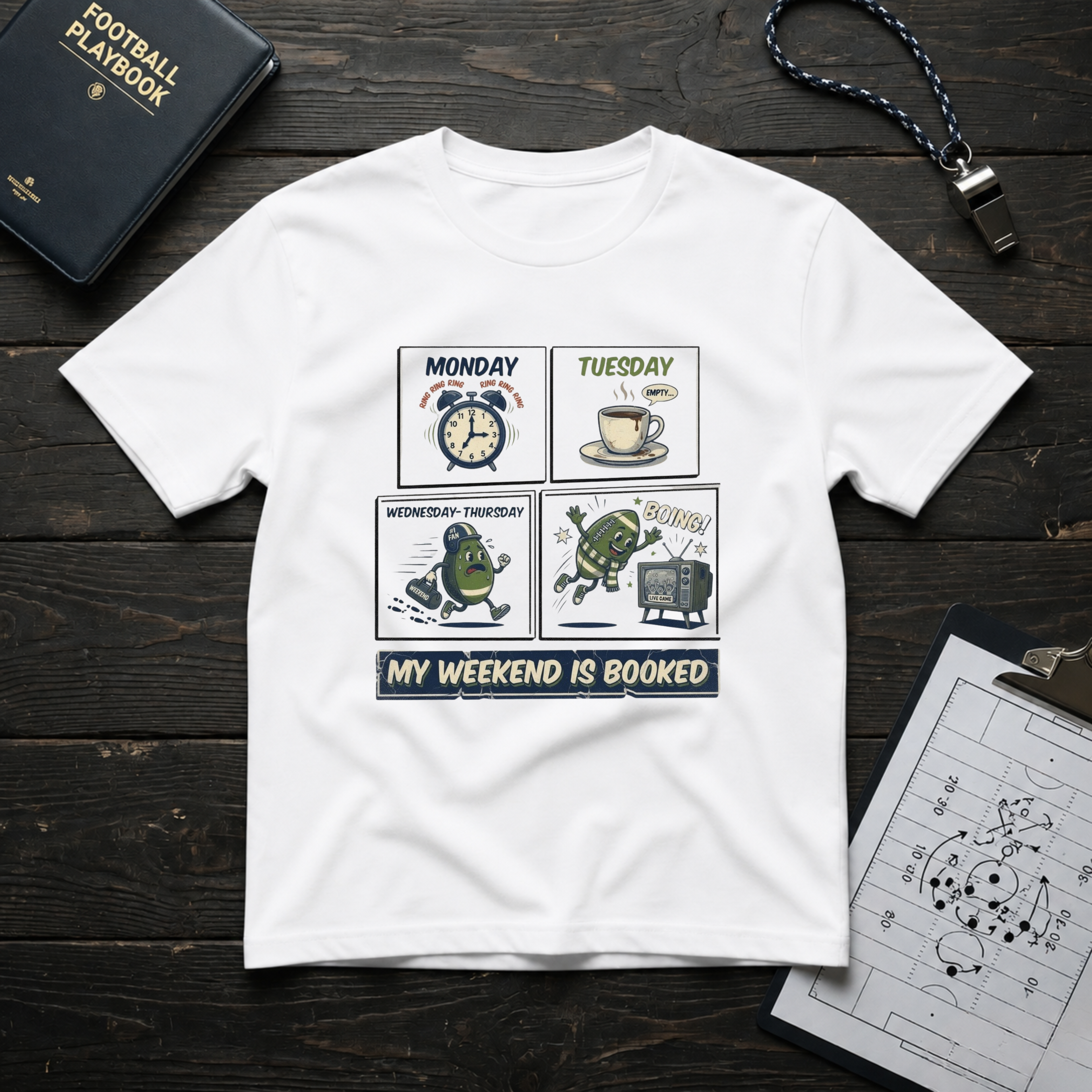 My Weekend Is Booked (Comic) T-Shirt
