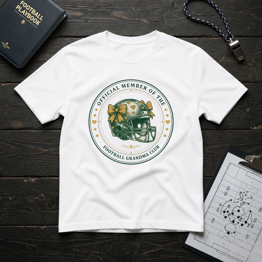 Official Football Grandma Club T-Shirt